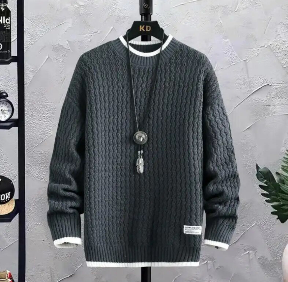 “The Steve” Solid Knitted Streetwear