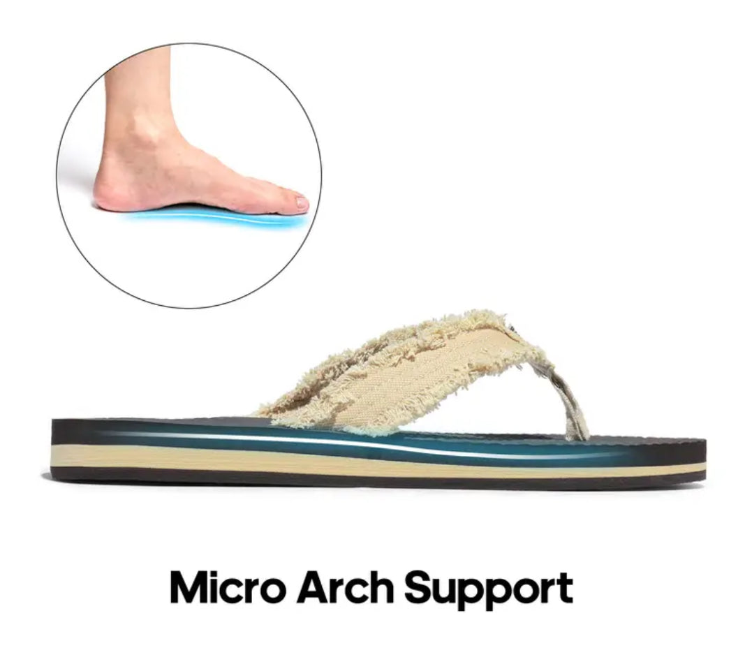Men's ‘Beaches’ Memory Foam Flip Flop Sandals