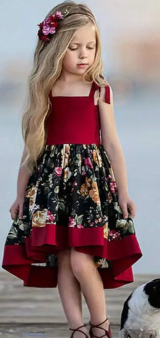 ‘Vintage Floral Lace’ Sundress for Little Girls 🥀