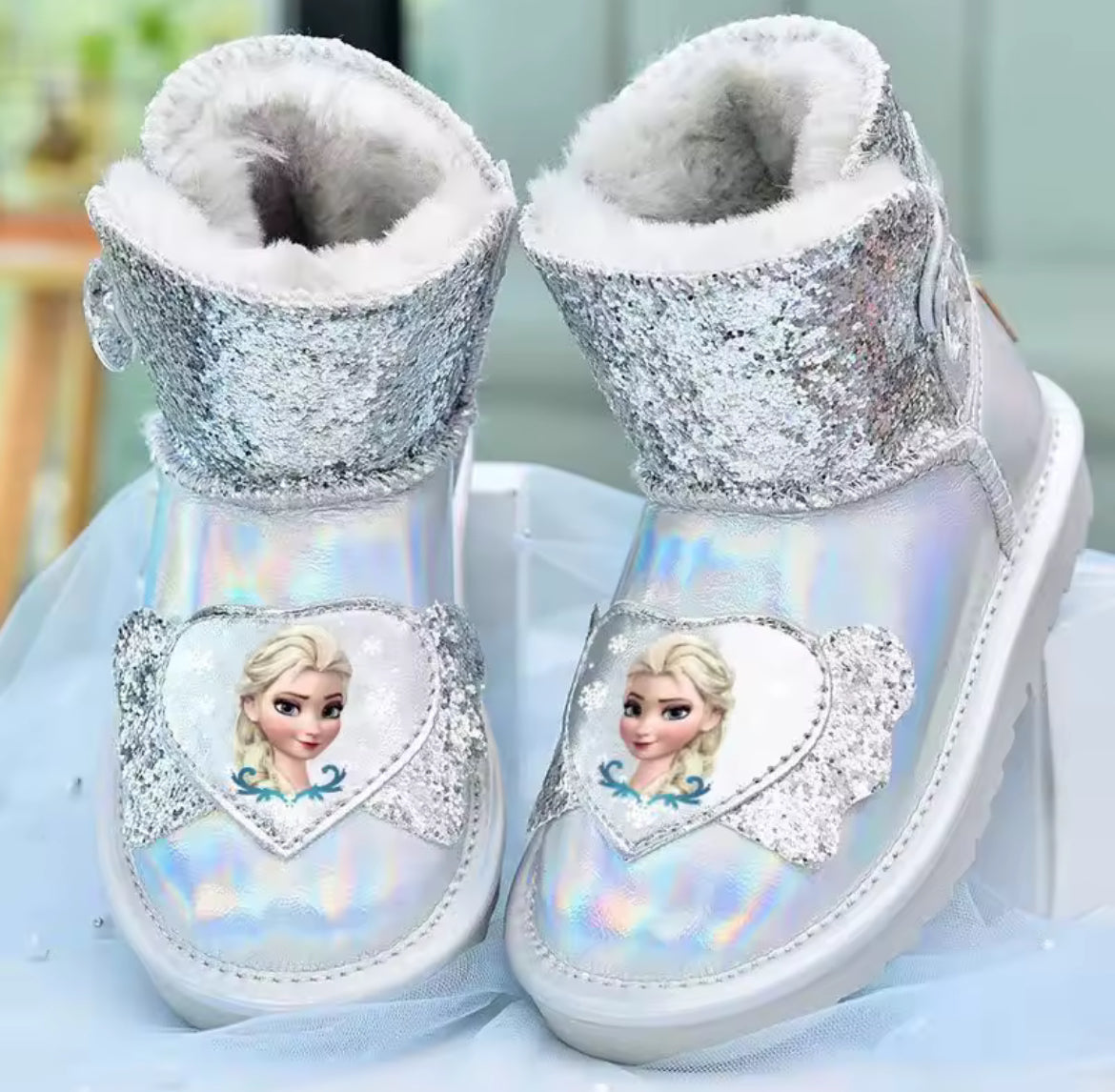 Princess Winter Boots Plush, Warm & Waterproof