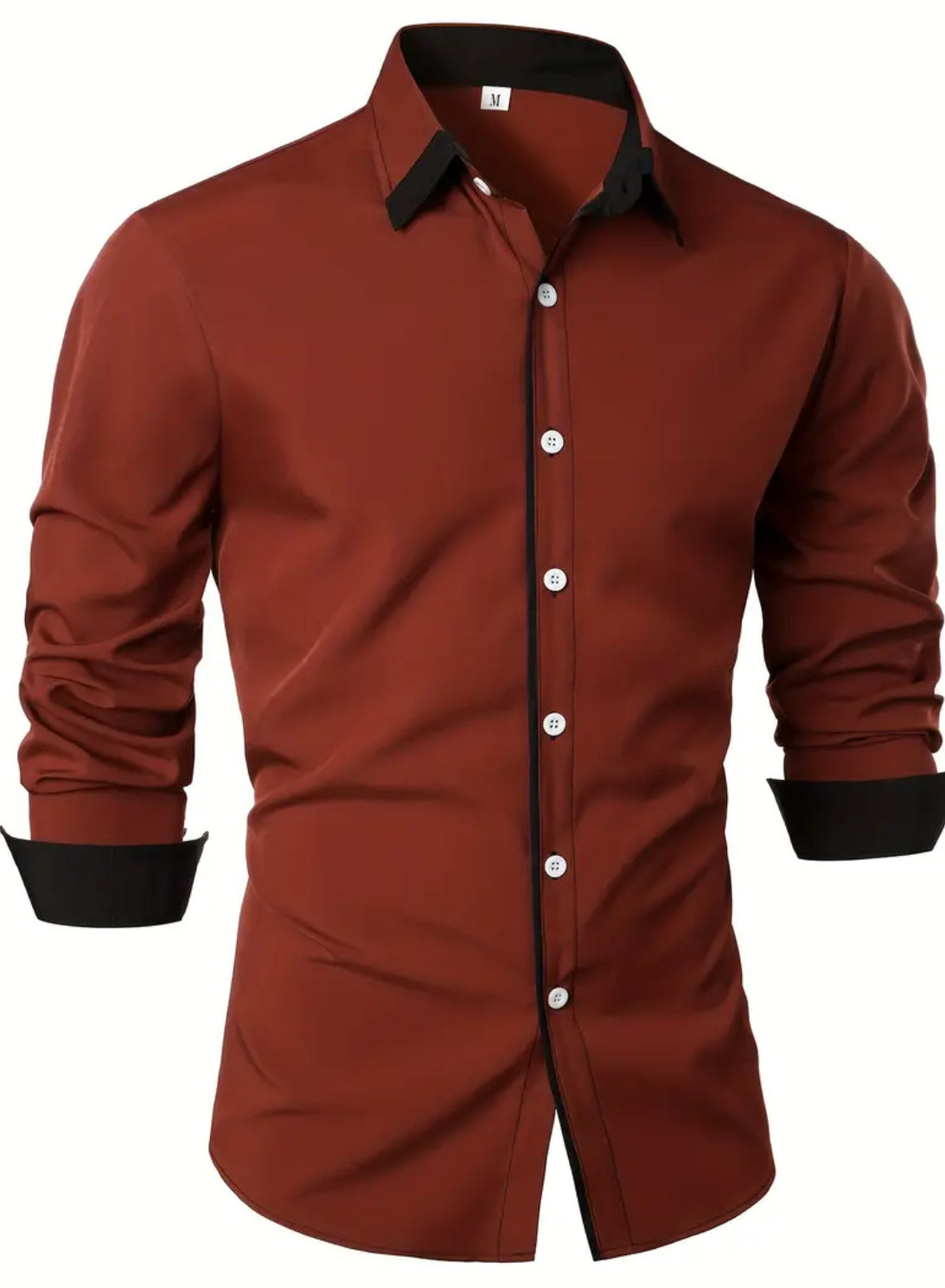 “Sugar Daddy’ Friendsgiving” 🎩 Button-Down Shirt - Long Sleeve, Contrast Detail, Men’s