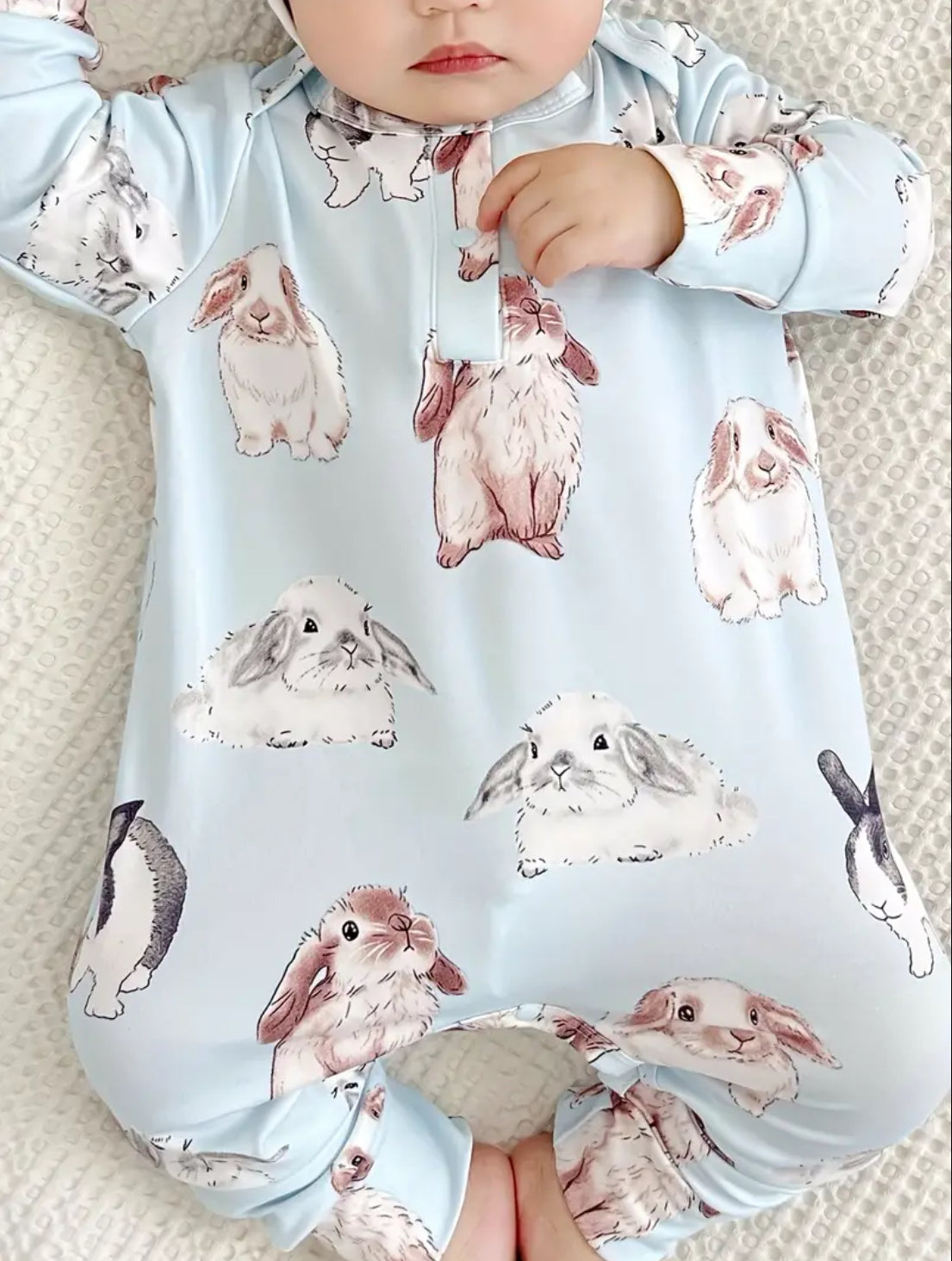 Baby Cartoon Animal Allover Print Bodysuit, Comfy Onesie, You are my Sunshine ☀️ Baby Collection