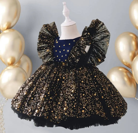 Starry Night Elegant Princess Dress