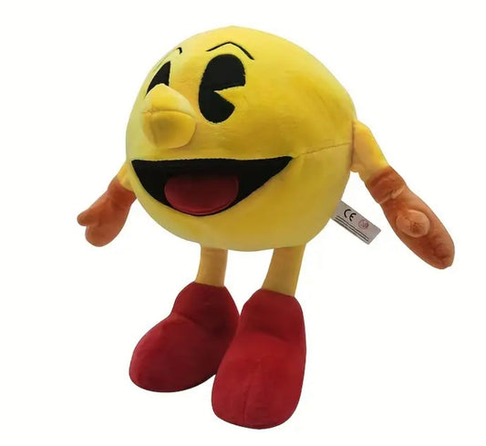 Peluche de personaje del juego “PAC-Man” 🍓🍒🍊, ¡adecuado para regalos de cumpleaños, Halloween y Navidad!