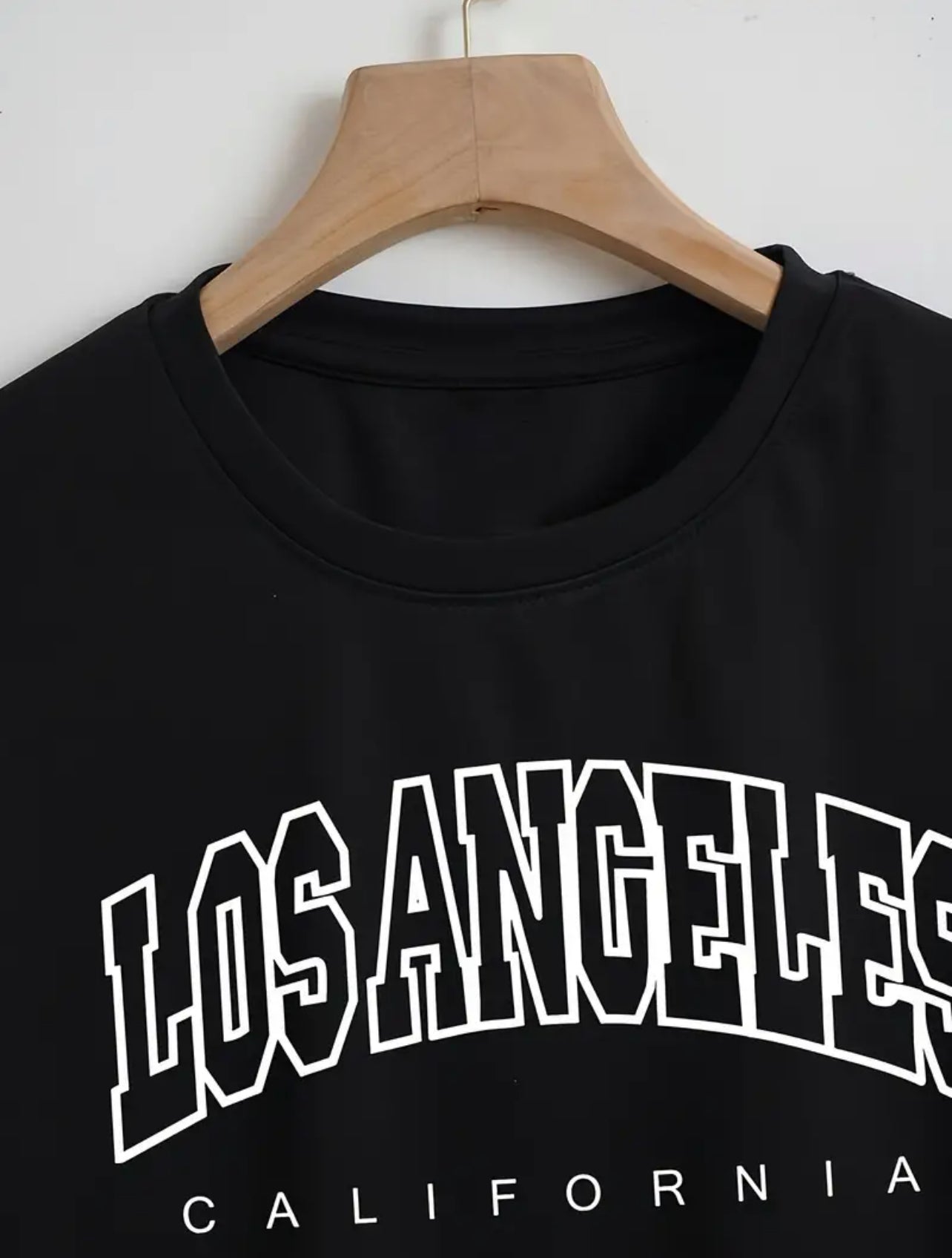 Los Angeles, Posh 💋 T-shirt, Casual Short Sleeve Crew Neck Crop Top