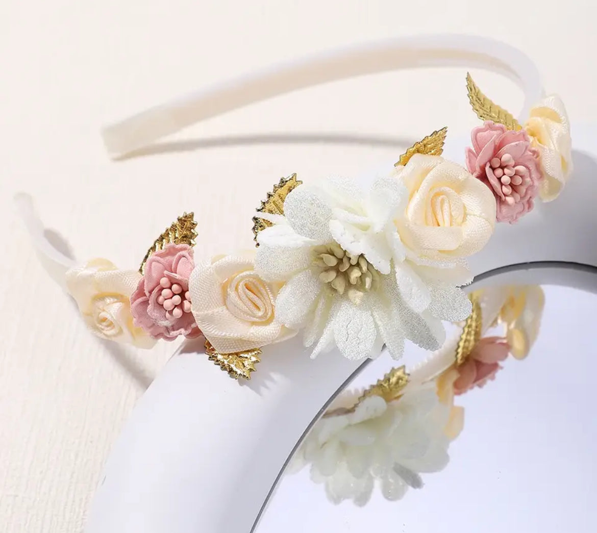 1 Piece “Flower Crown” Headband Hair Accessories