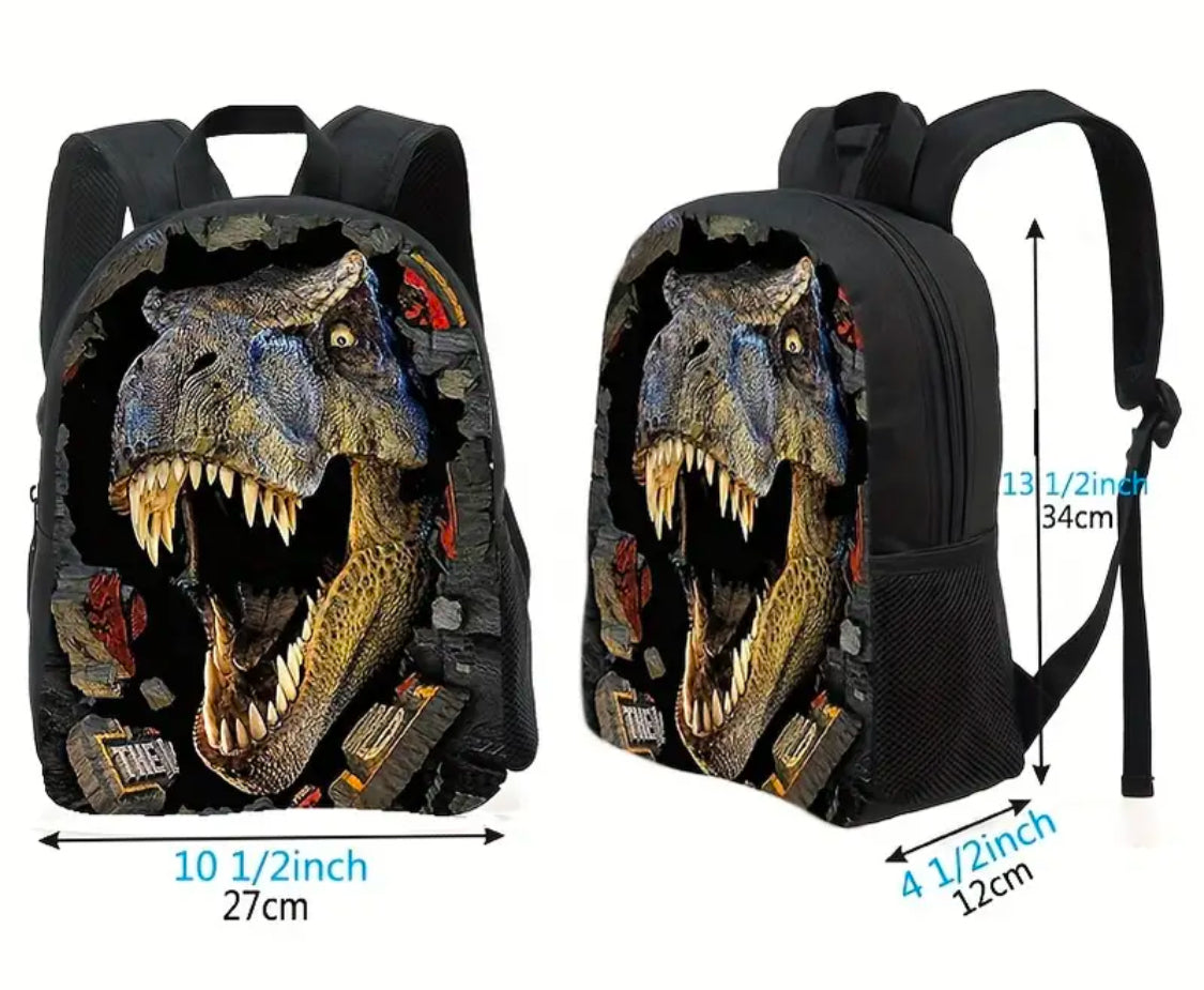 “T-Rex Dinosaur” Backpack For Kids, Gender Neutral