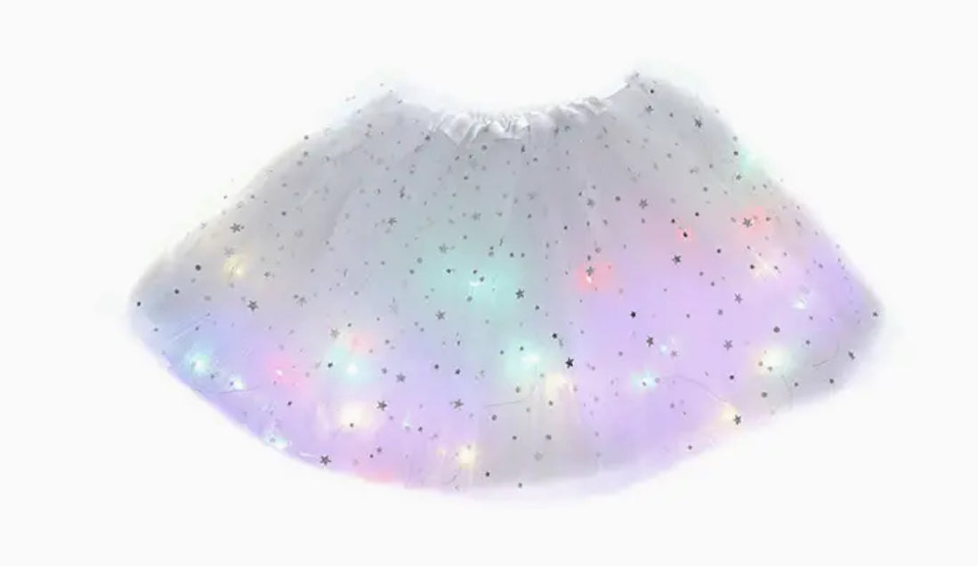 LED Glowing Light Princess Tutu Skirts, Children/Adult