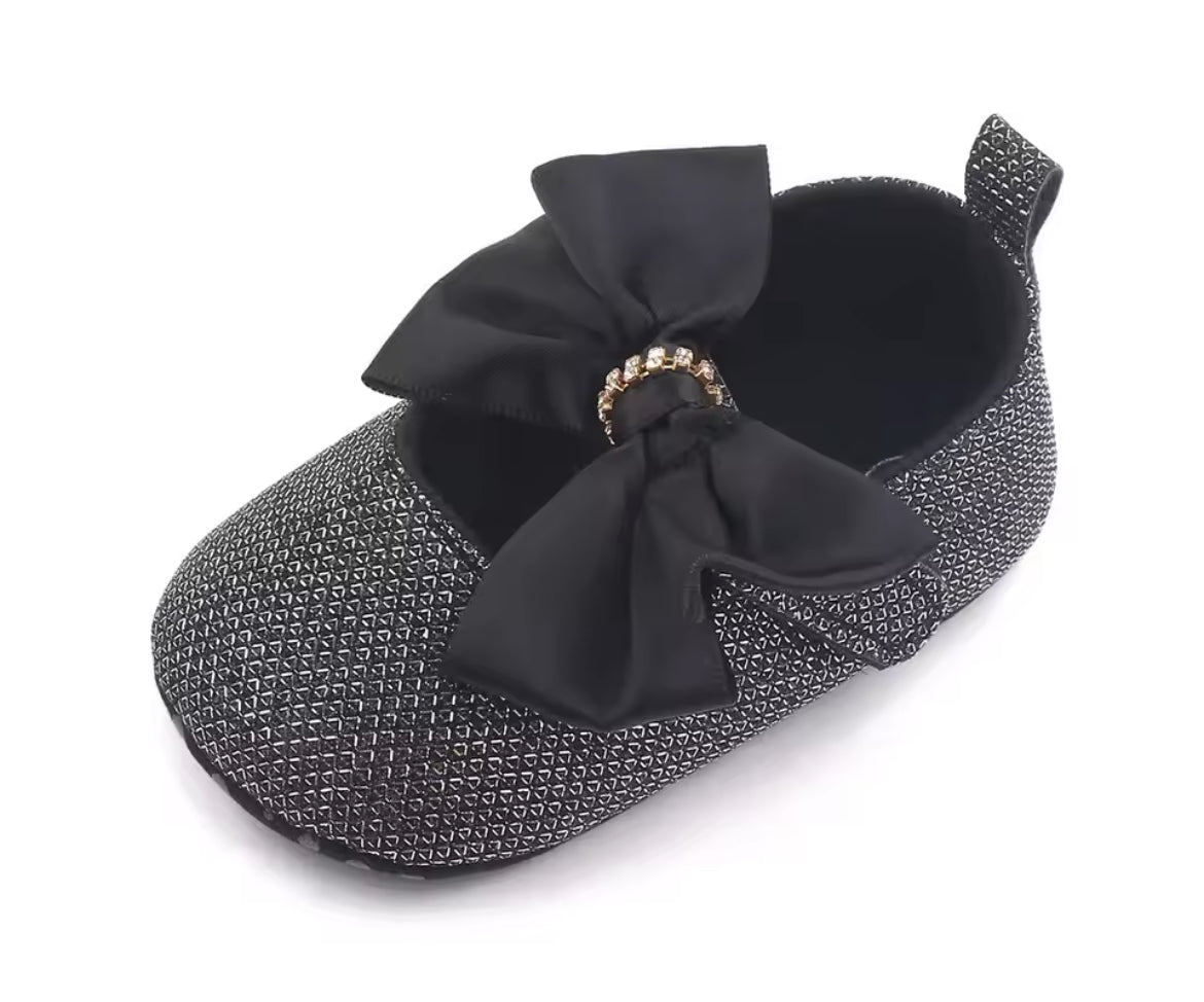 Rhinestone Baby Girl Shoes Bling Mary Jane Flats