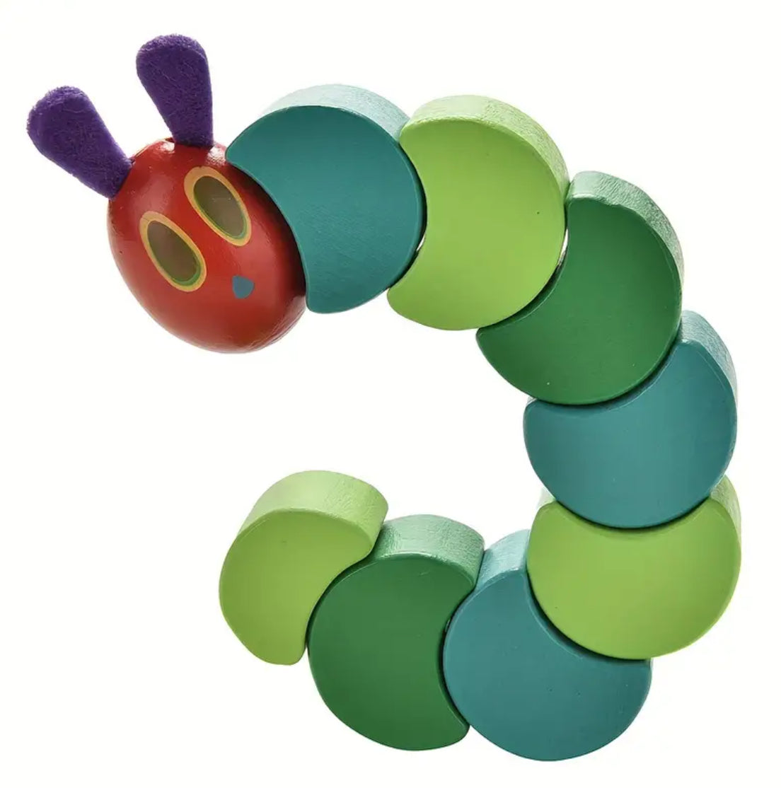 1pc Twist, The Hungry Caterpillar Wooden Toy