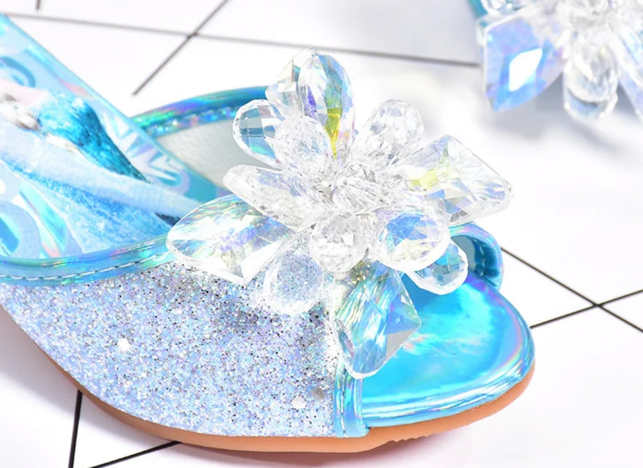 Disney Frozen Princess Elsa , Crystal Slippers