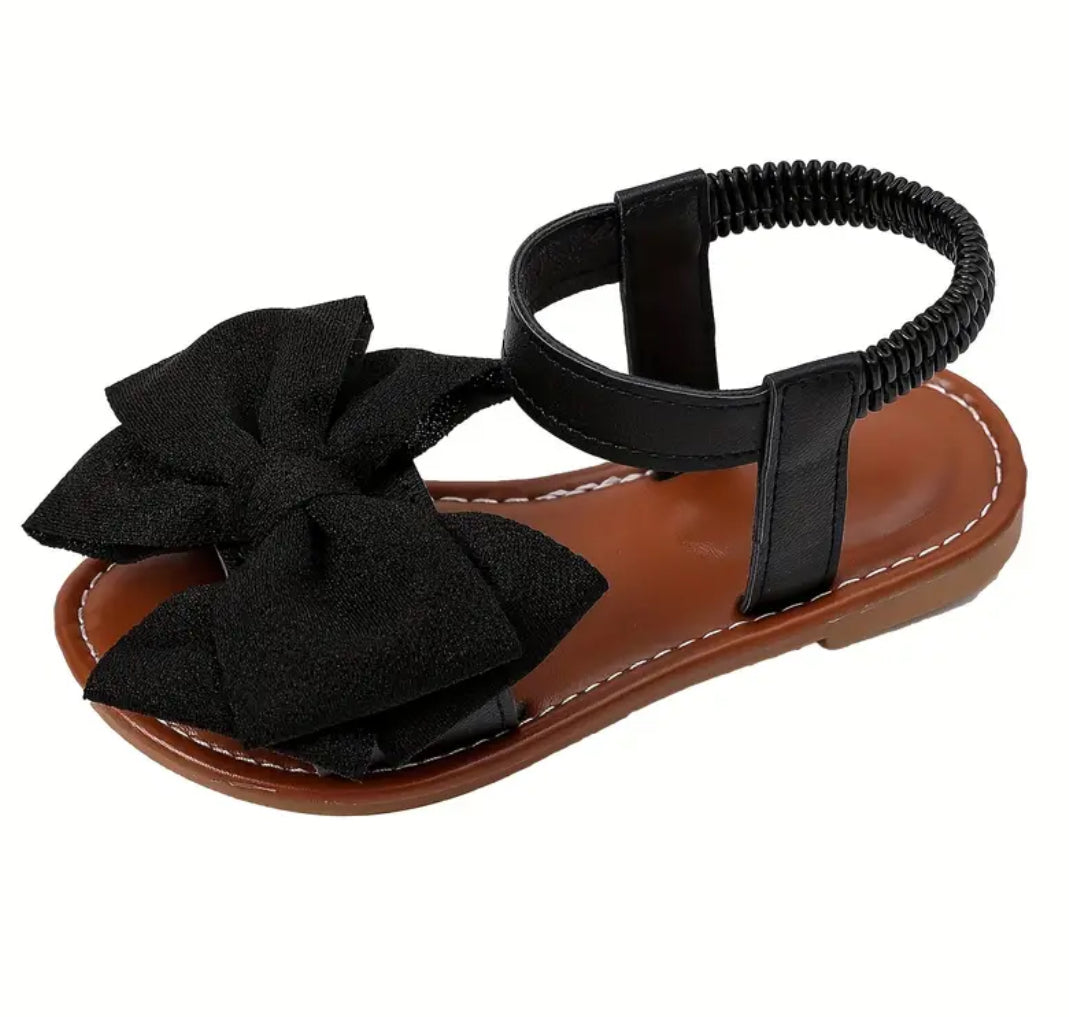 Girls ‘HEATHER’ Chic Bow Beach Sandals
