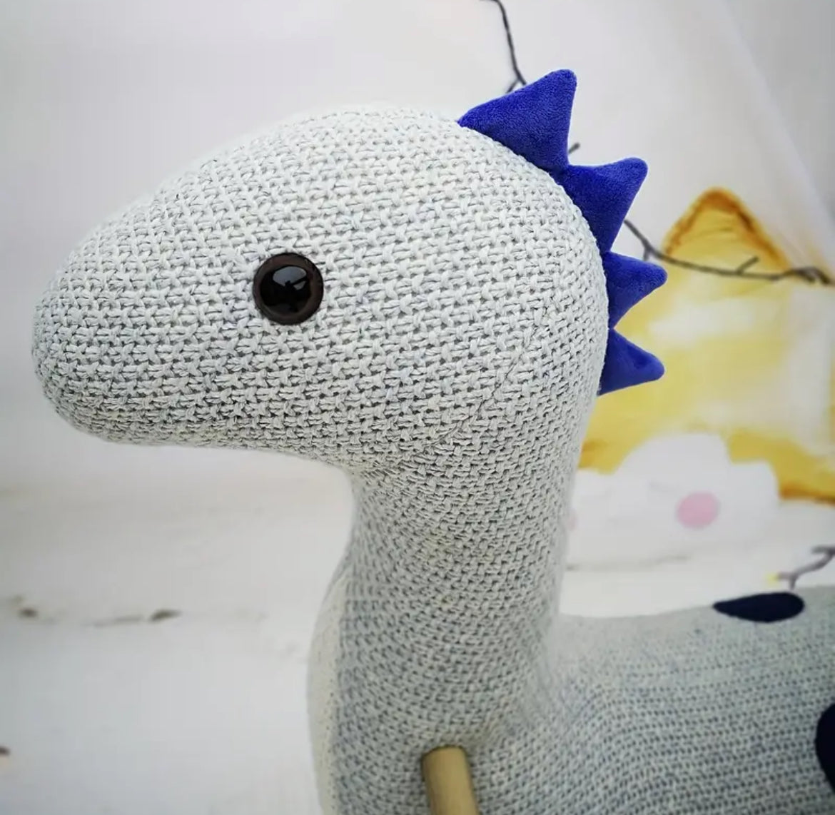 Silla mecedora de madera de peluche cisne 🦢 o dinosaurio 🦕