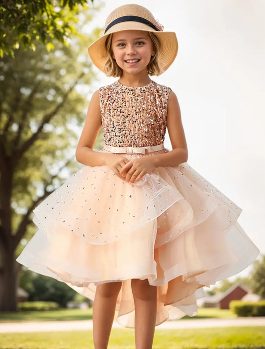 “Sparkling & Divine” Princess Dress With Train, Teens