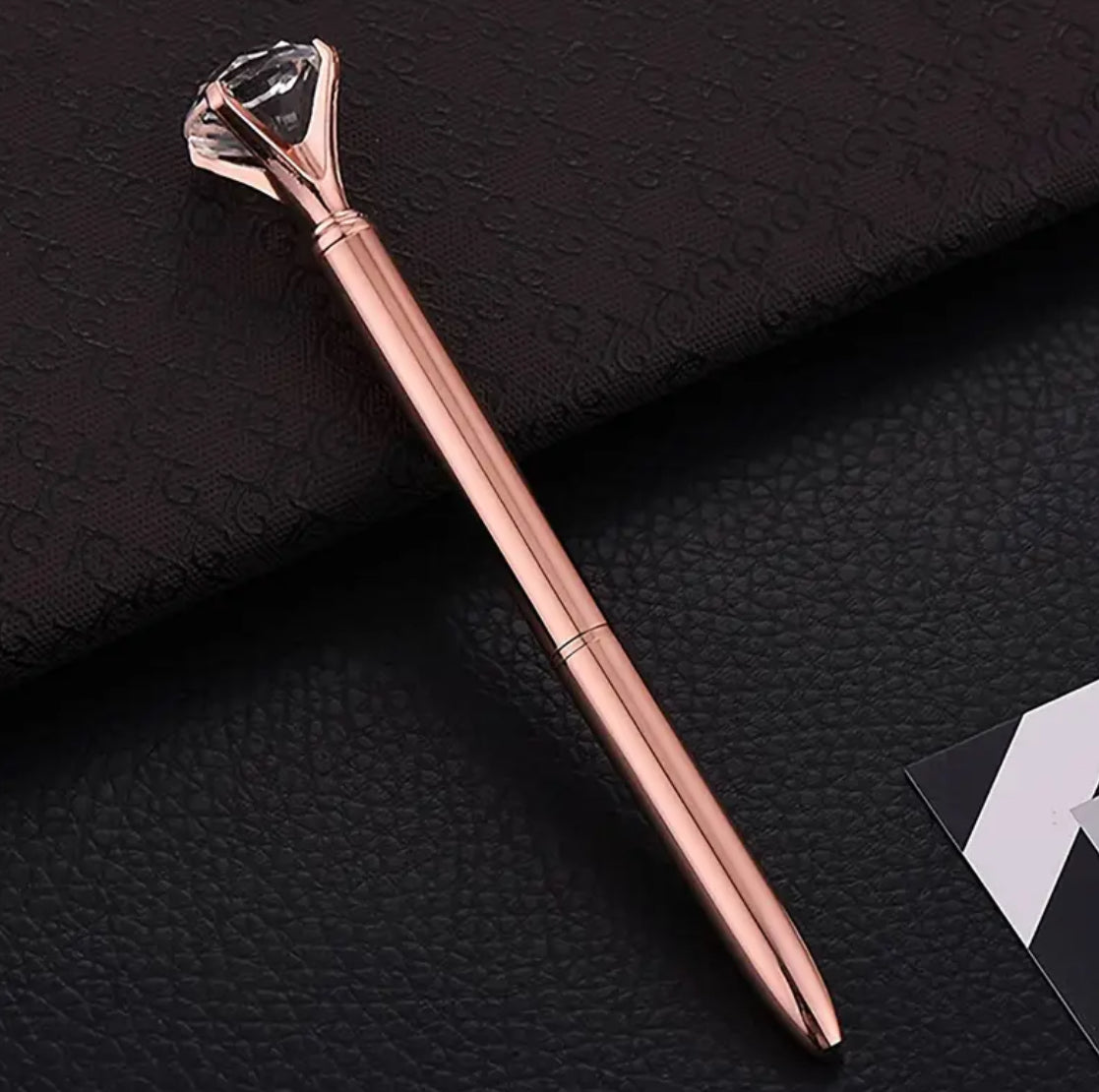 Elegant, Diamond Ballpoint Pen