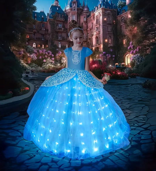 Girls Fairy Tale Princess Dress, Cinderella 👑