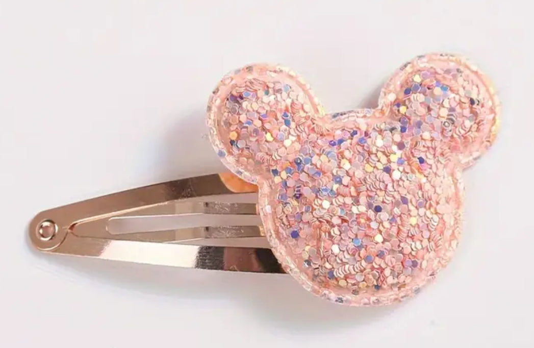 Disney Glitter Hair Clip Accessories