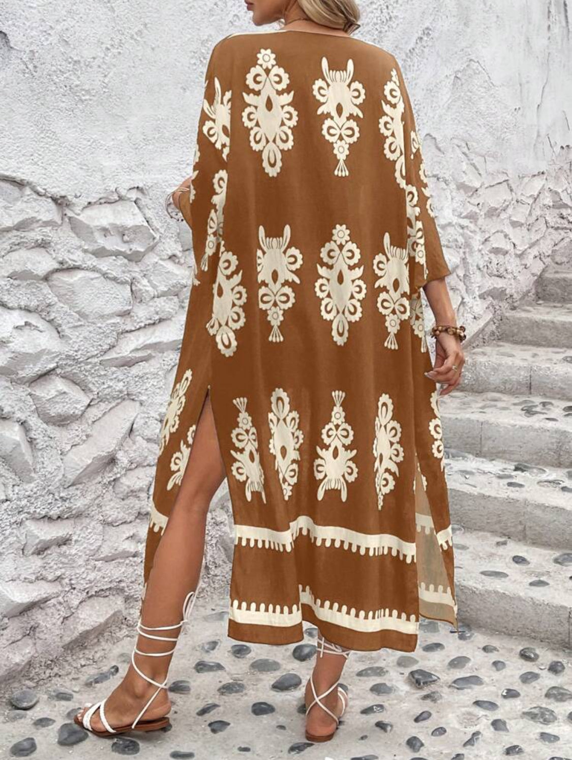 ‘Boho Kimono’s | Off-Shoulder Loose With Split Hem