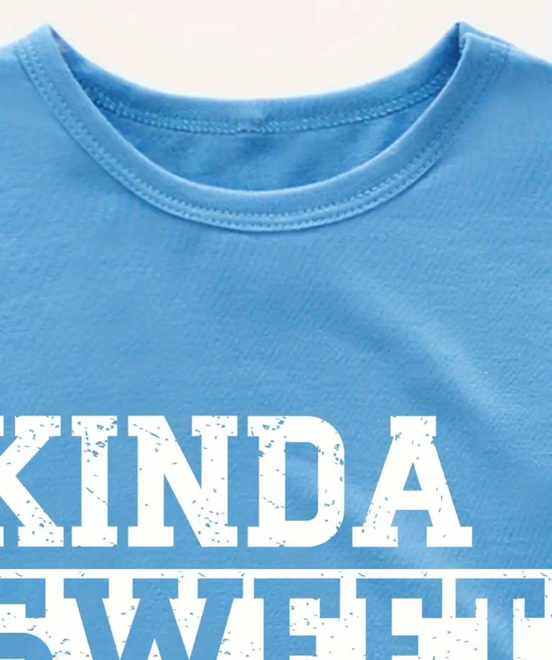 “KINDA SWEET KINDA SAVAGE” Casual T-Shirts, Soft Comfy Crew Neck