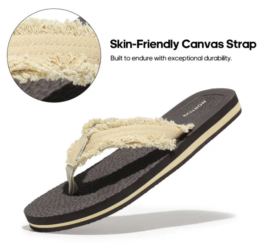 Men's ‘Beaches’ Memory Foam Flip Flop Sandals