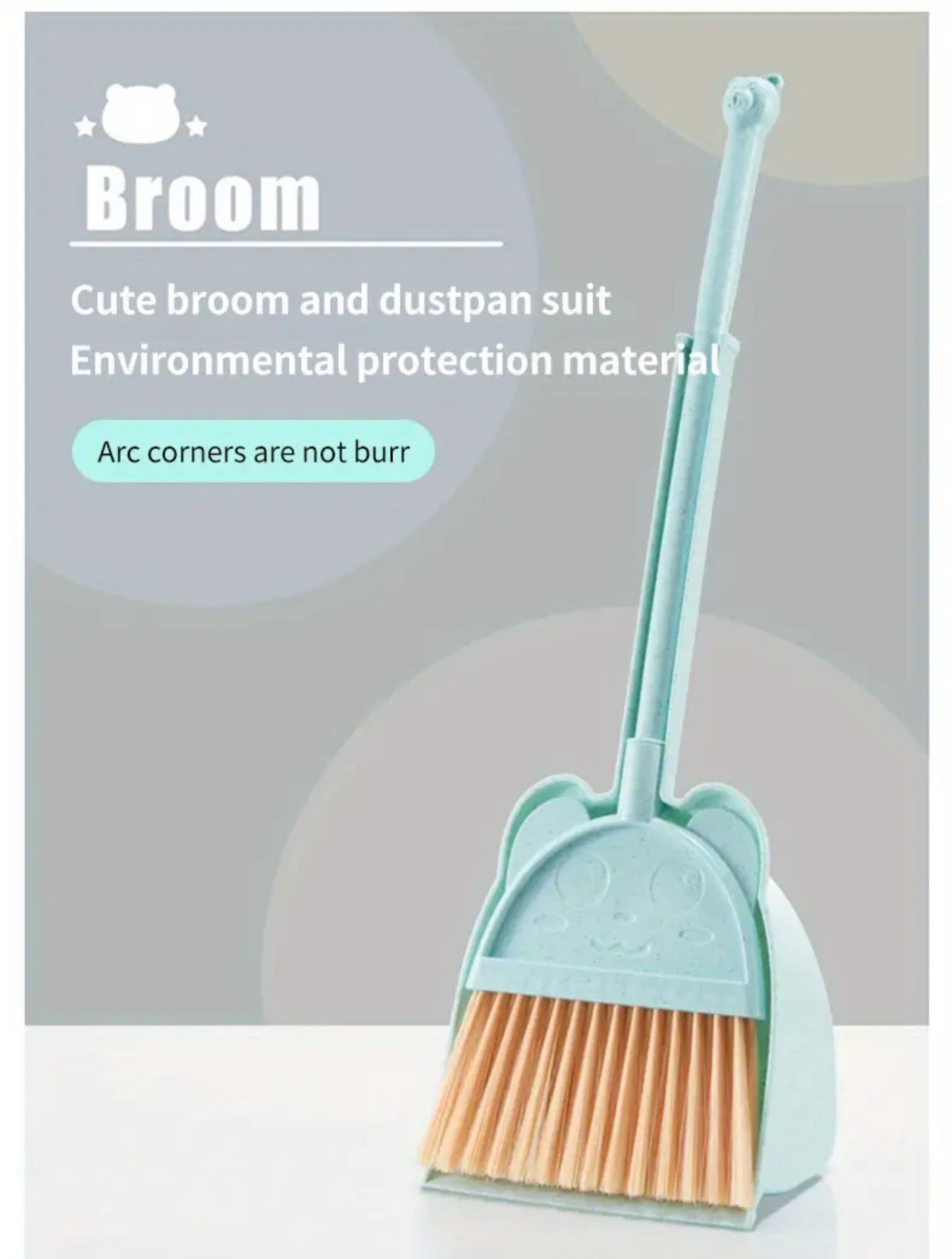 Clean Your Home in Style with this Mini Broom & Dustpan Set!