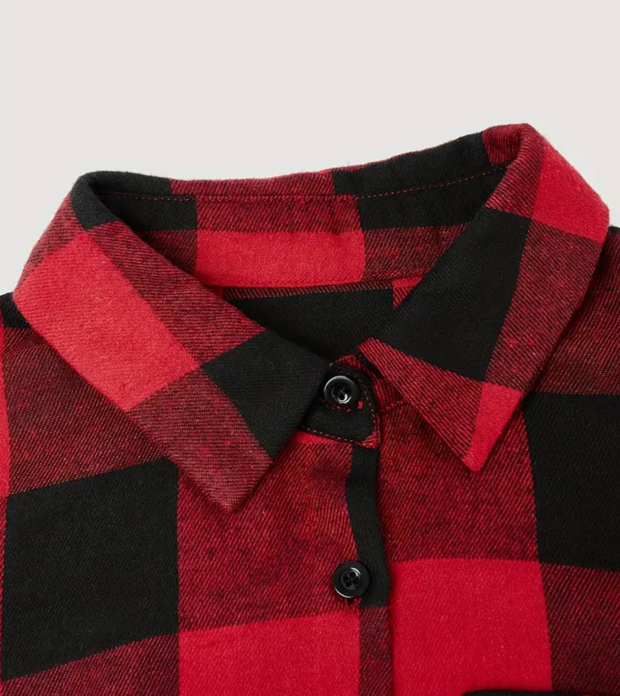 “Holly Jolly” Elegant Plaid Long-Sleeve Shirt with Belt