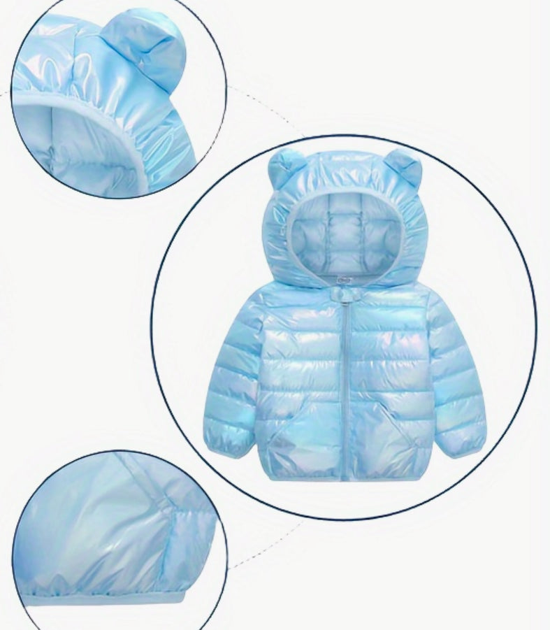 2-Piece ‘Sunshine Shimmers’ Toddler Winter Set, Hooded Jacket and Pants