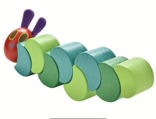 1pc Twist, The Hungry Caterpillar Wooden Toy