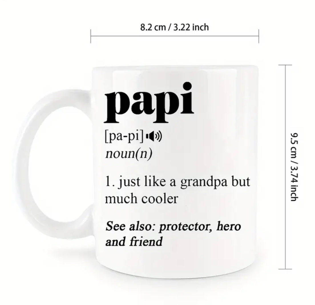 11oz Ceramic Papi Definition Mug