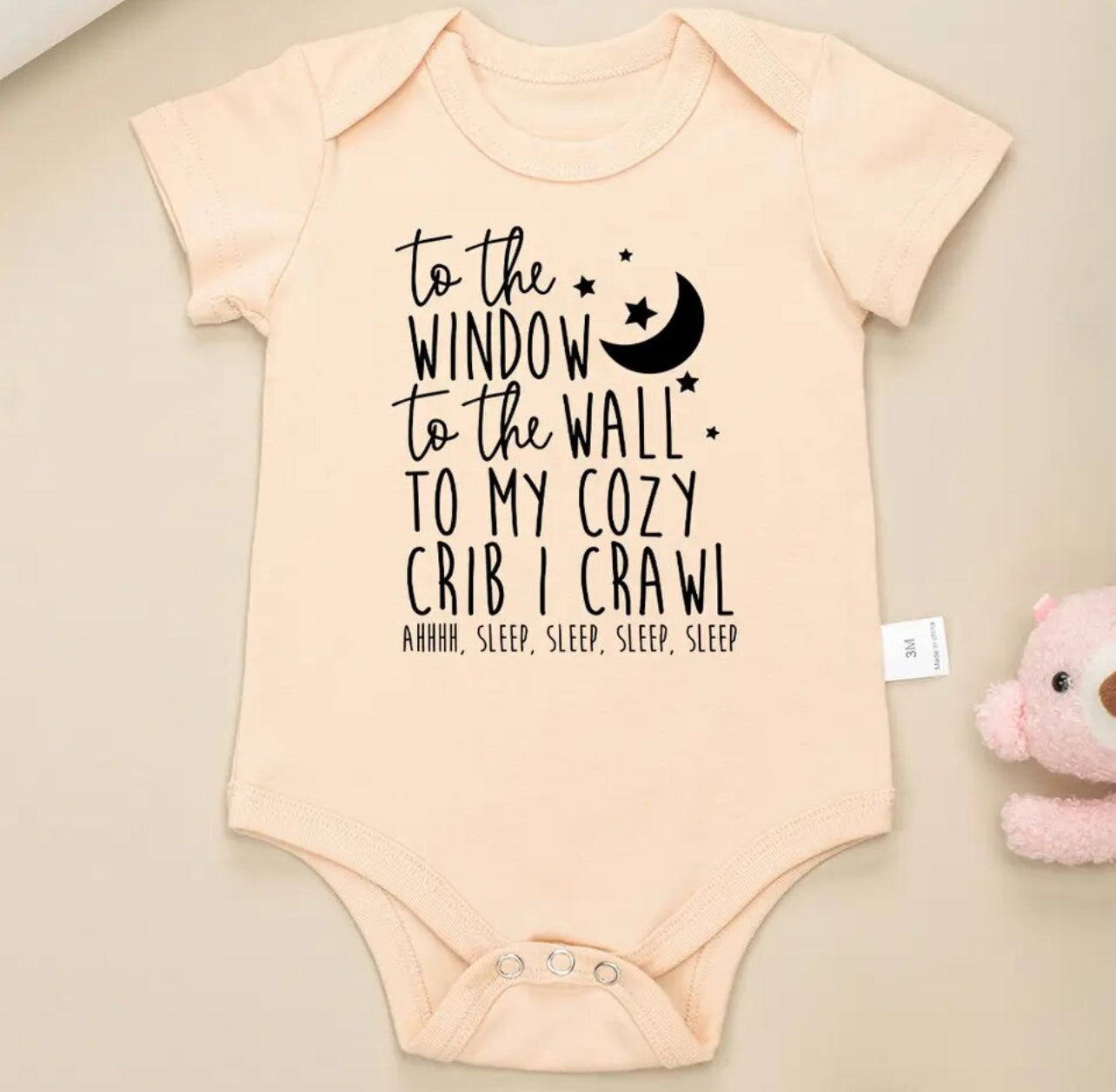 “To the Window To The Wall” Gender Neutral Onesie