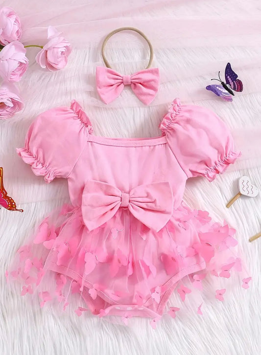 Butterfly Dreams, Butterfly Decor Bodysuit dhe Fustan me mëngë Puff