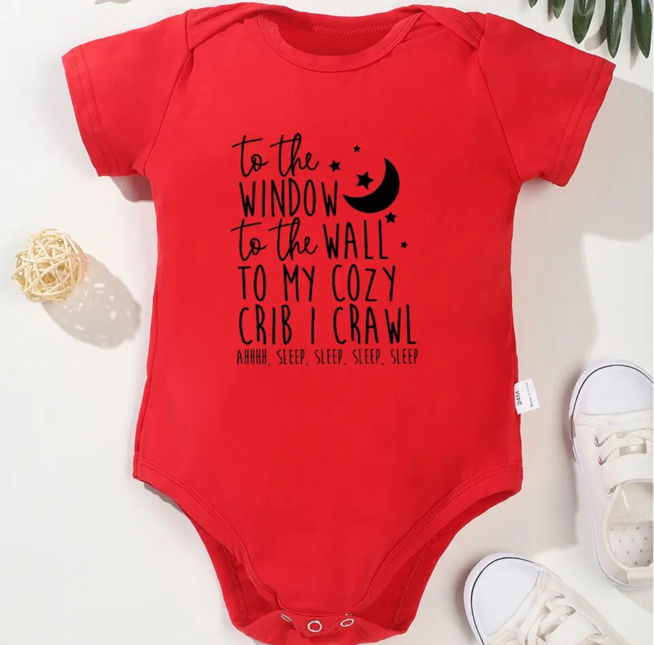 “To the Window To The Wall” Gender Neutral Onesie