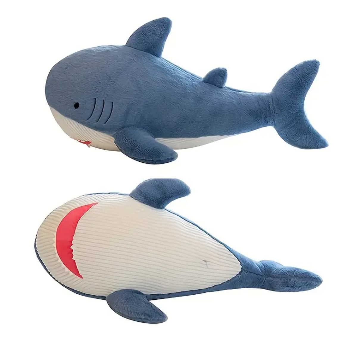 “Shark”  Stuffed Plush Animal, Pillow Decor, Toy