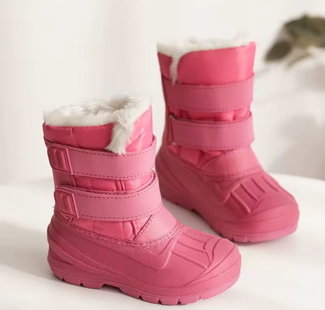 Girls “ADORBS” Snow Boots Waterproof Slip & Cold Weather Resistant