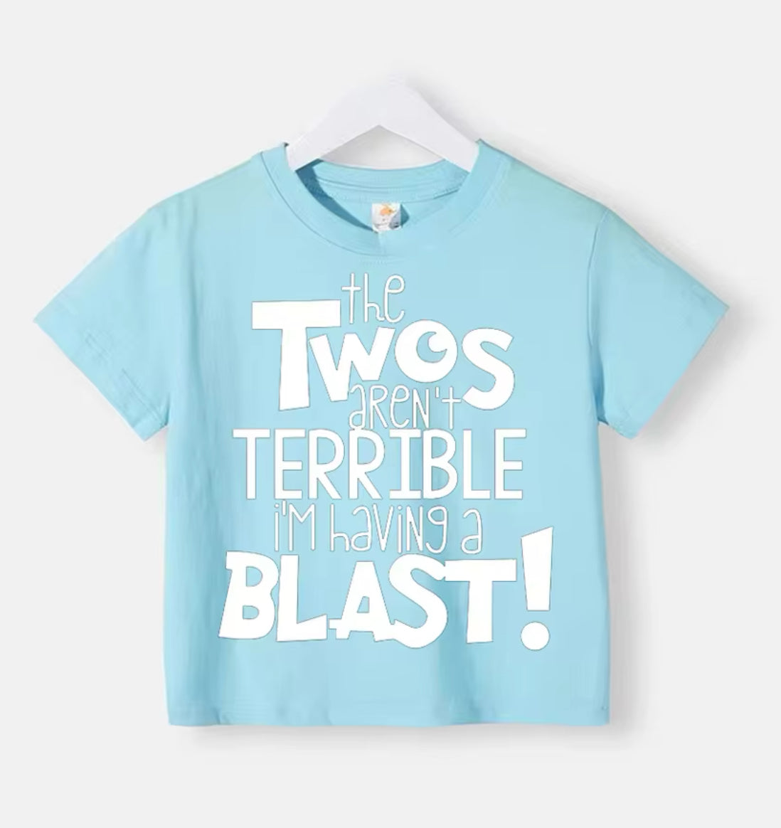 “Terrible Twos Are A Blast” T-Shirt, Kids Clothes