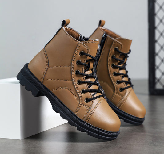 Gender Neutral “Lexington” Hightop Boots for Teens