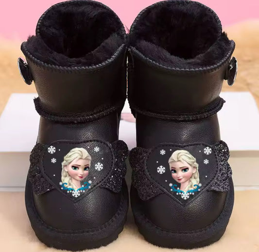 🖤 Princess Winter Boots Plush, Warm & Waterproof