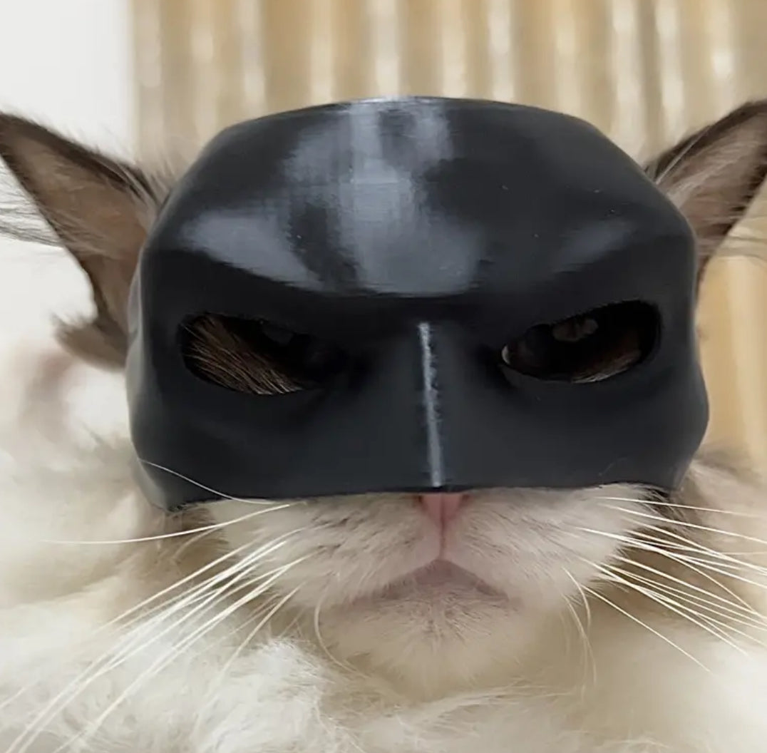 “Bat Cat” Cosplay Mask, Pet Costume Accessory, Suitable for Dogs, Cats & More