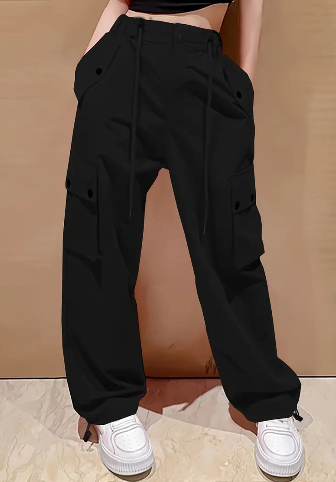 Street Wear Joggers, Multi-Pocket Funky Cargo Pants for Youth