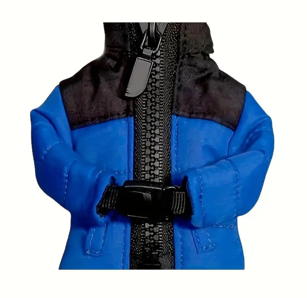 Mini -Style Down Coat Durable Keychain | Holder 