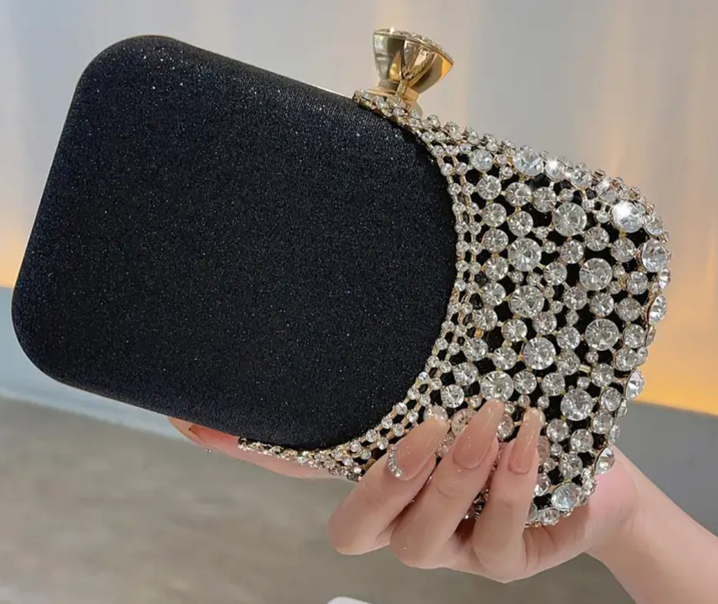 “Vintage Crystal” Beaded Clutch