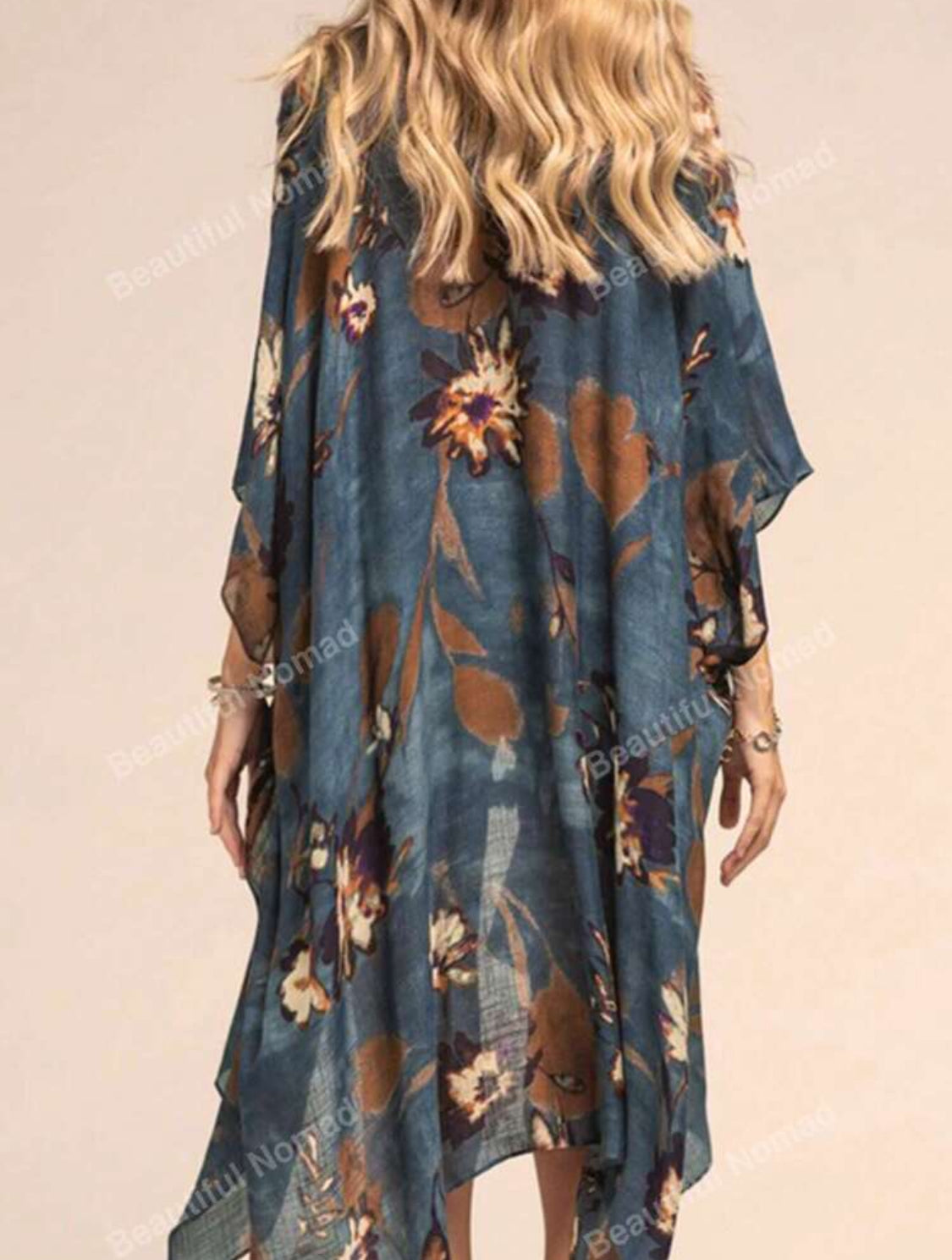 ‘Bali’ Batwing Sleeve Kimono Cover Up