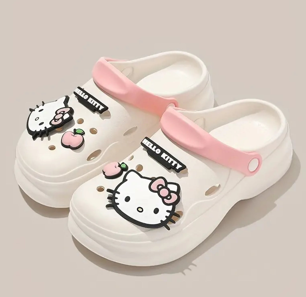 Hello Kitty, Comfortable Clogs for Indoor-Outdoor