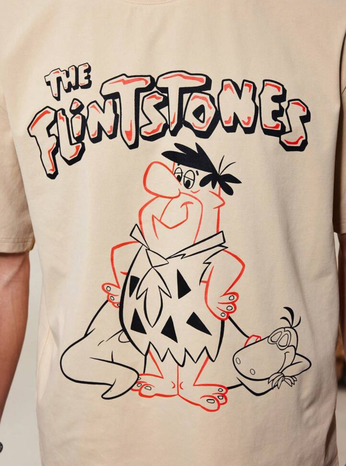 “The Flintsones” Men's Casual Cartoon,  T-Shirt