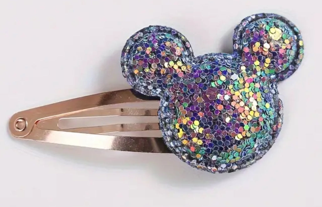 Disney Glitter Hair Clip Accessories