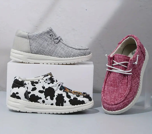 Zapatos de lona cómodos y “chic casual” para niñas