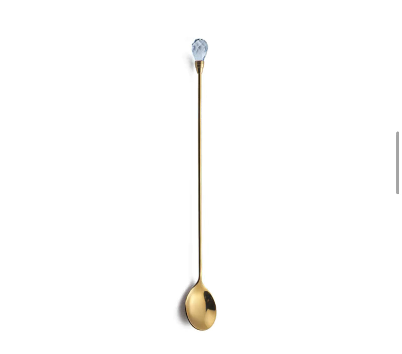 Gold & Diamond Stainless Steel Stirring Spoon