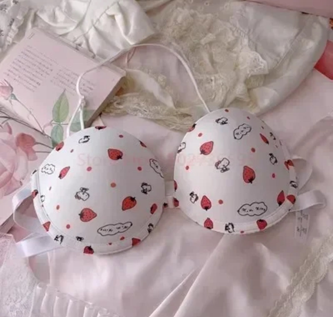 Sanrio Hello Kitty ♥️ Underwear Panties And Bra Set Push-up Bra( Runs Small)