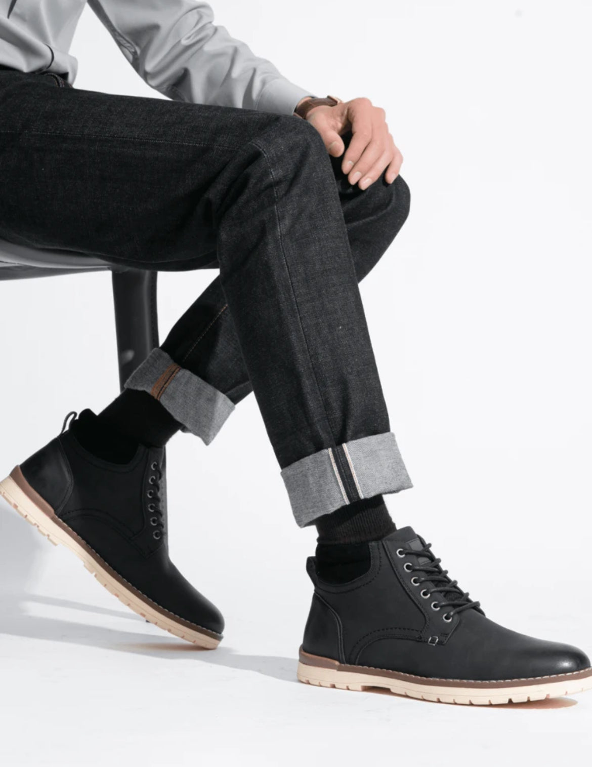 Men's Business Casual, Chukka, Water-Resistant Ankle Boots