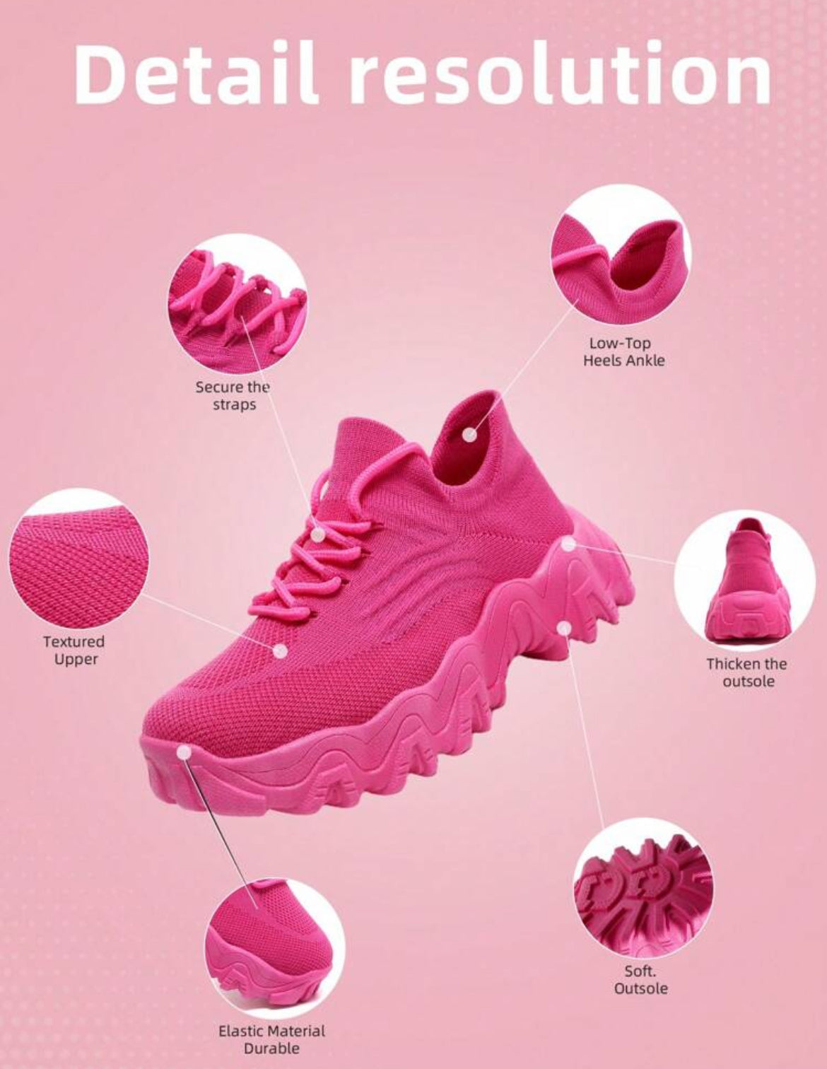 ‘Wave’ Sole Spot Detail Women’s Sneakers